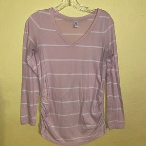 Long sleeved striped shirt